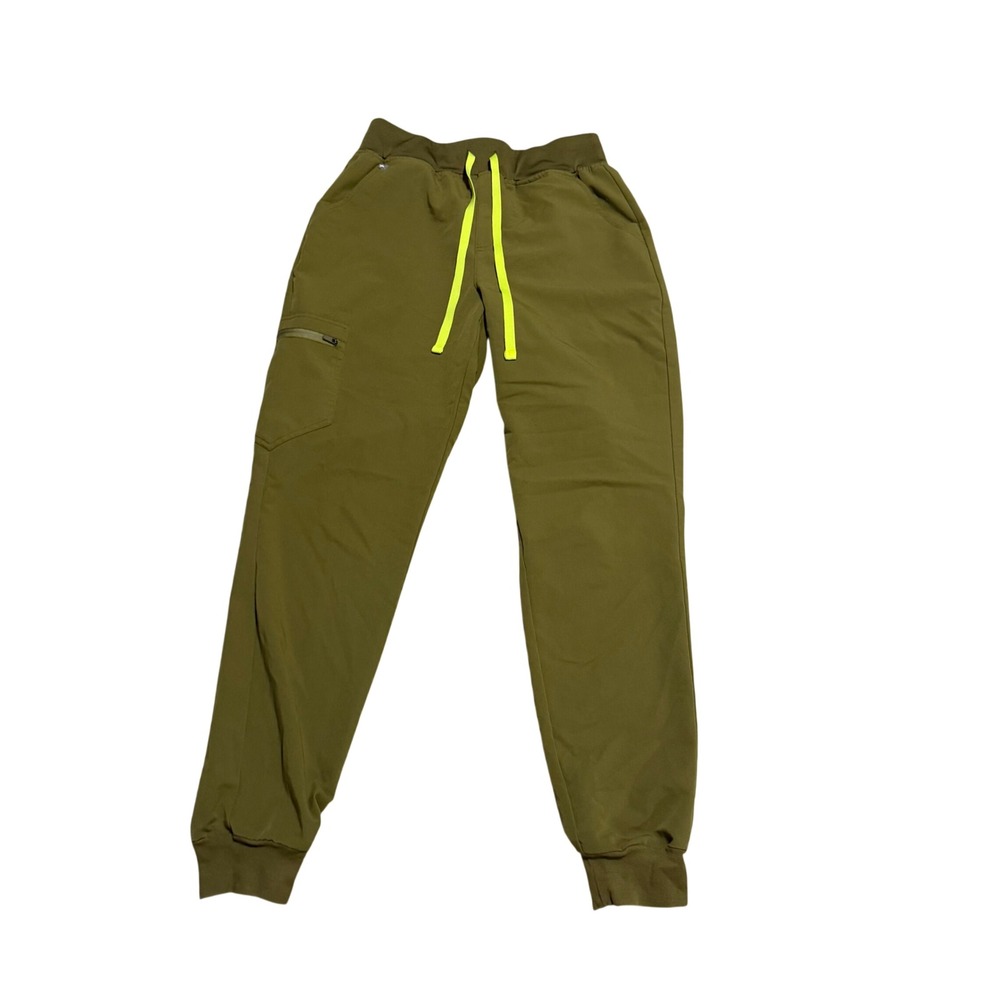 FIGS "Martini Olive" Zamora Jogger Scrub Pants Womens sz Medium Tall Nurse